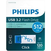 Philips  3.2-stick Click 512GB USB-C - USB-Stick
