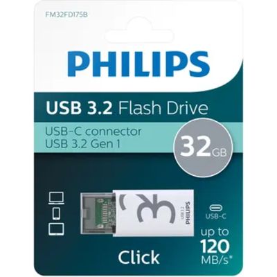 Philips 3.2-stick Click 32GB USB-C - USB-Stick