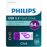 Philips 3.2-stick Click 64GB USB-C - USB-Stick