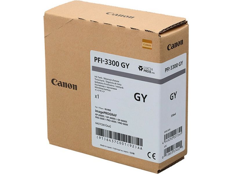 Canon PFI-3300GY - Grau - Druckerpatrone