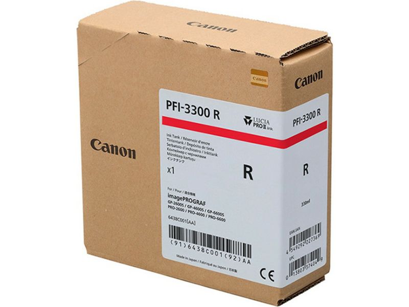 Canon PFI-3300R - Rot - Druckerpatrone