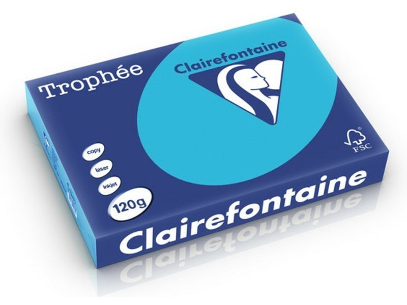 Clairefontaine Königsblau A4 Farbiges Papier 80 g/m² (100 Blatt)