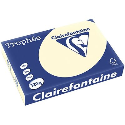 Clairefontaine Ivoor A4 - (120 Gramm) - Farbiges Papier