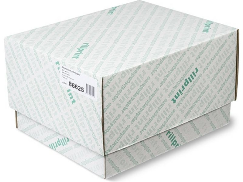 Rillstab 86625 1-fach 240 mm x 12 inch weiß 60 gsm Kettenpapier (2.000 Blatt)