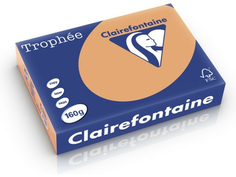 Clairefontaine Caramel A4 Farbiges Papier 160 g/m² (250 Blatt)