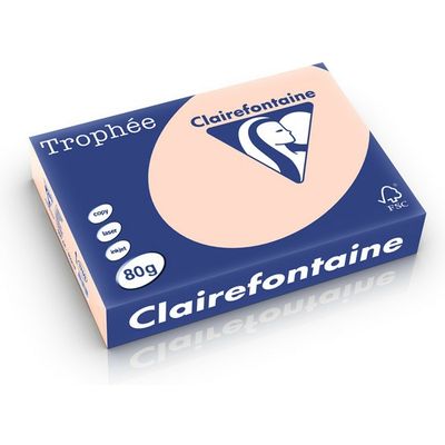 Clairefontaine Lachsfarbenes Papier A4 80 g/m² (500 Blatt)