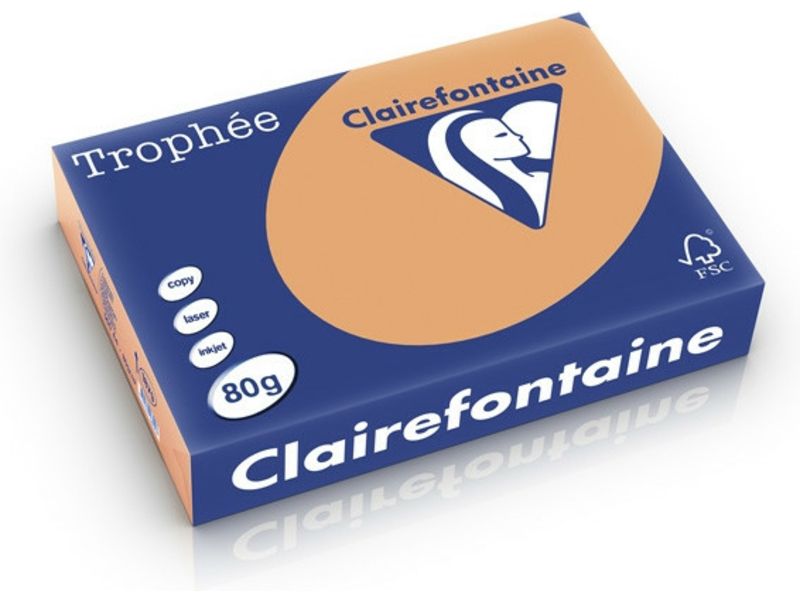 Clairefontaine Caramel A4 Farbiges Papier 80 g/m² (500 Blatt)