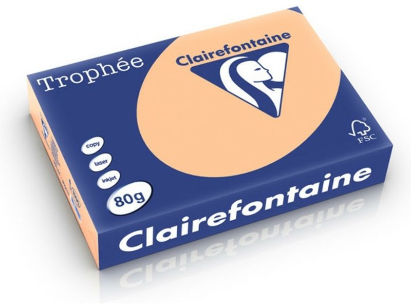 Clairefontaine Apricot A4 Farbiges Papier 80 g/m² (500 Blatt)
