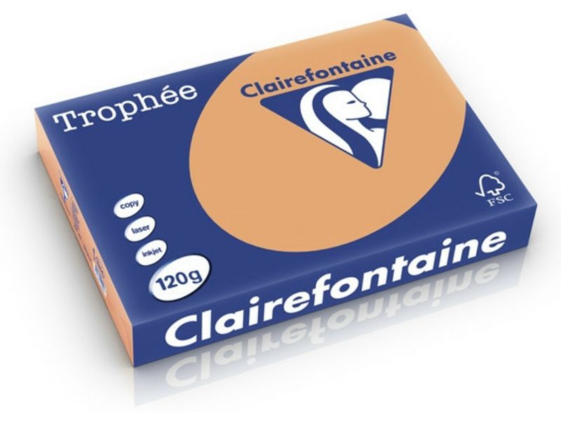 Clairefontaine Caramel A4 Farbiges Papier 120 g/m² (250 Blatt)
