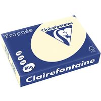 Clairefontaine Elfenbein A4 Farbiges Papier 80 g/m² (500 Blatt)