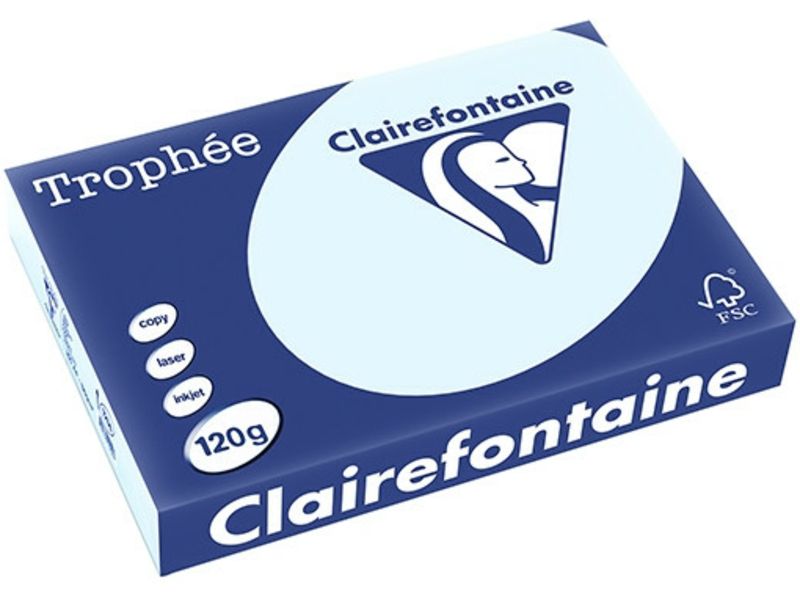Clairefontaine Azure A4 Farbiges Papier 120 g/m² (250 Blatt)