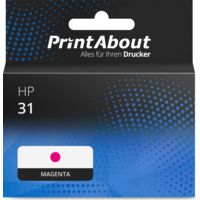 Druckerpatrone kompatibel mit HP 31 (1VU27AE) - Magenta