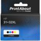Druckerpatrone kompatibel mit HP 31+32XL (1VU24/26/27/28AE) - 4-farbig - Multipack
