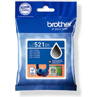 Brother LC-521BK - Schwarz - Druckerpatrone