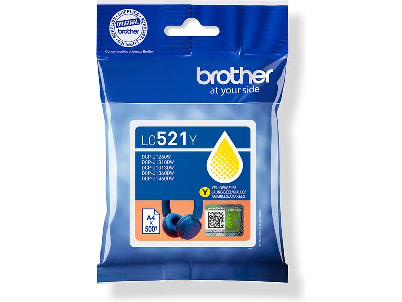 Brother LC-521Y - Gelb - Druckerpatrone
