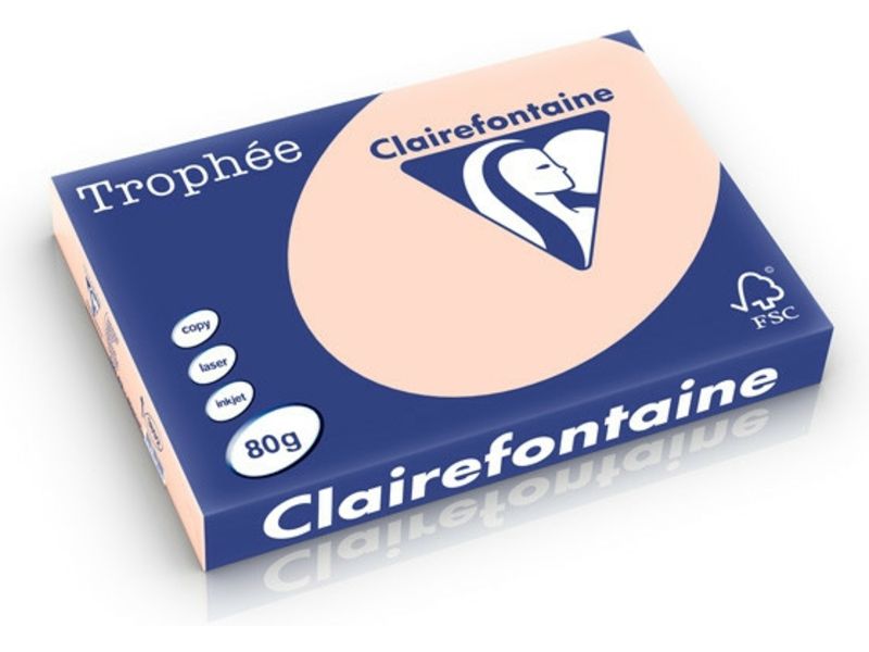 Clairefontaine Lachs A3 Farbiges Papier 80 g/m² (500 Blatt)