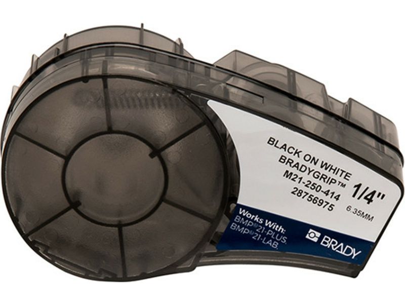Brady M21-250-414 - Schwarz auf weiß - Etikett