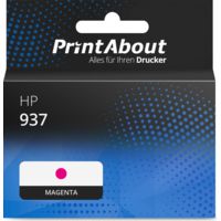 Druckerpatrone kompatibel mit HP 937 (4S6W2NE) - Magenta - Extra hohe Kapazität