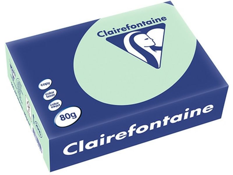 Clairefontaine Grün A5 Farbiges Papier 80 g/m² (500 Blatt)