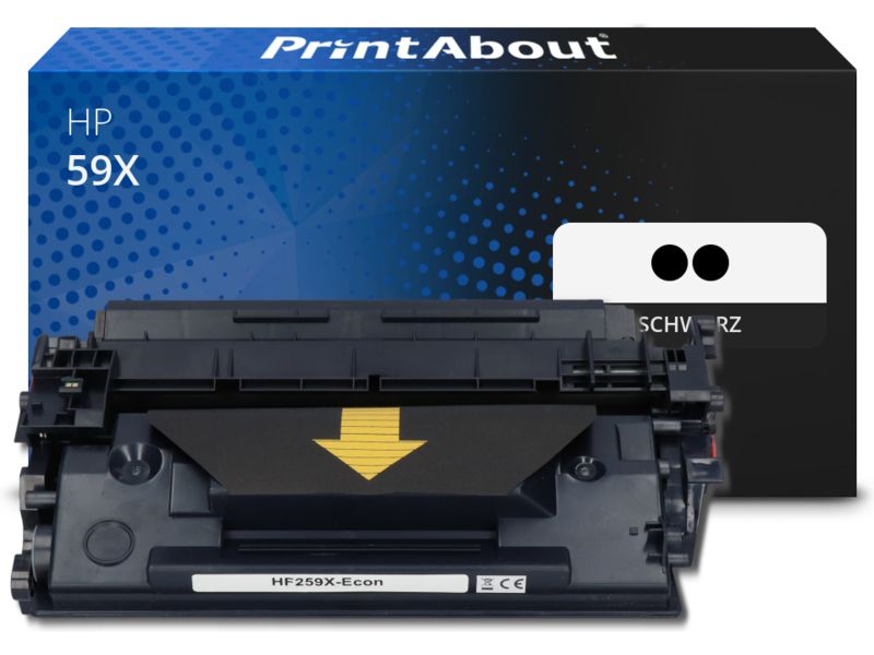 PrintAbout Toner 59X (CF259+259X) Schwarz Multipack für HP