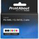 Druckerpatrone kompatibel mit Canon PG-540L / CL-541XL 2 sets - Schwarz + 3 Farben - Hohe Kapazität - Multipack