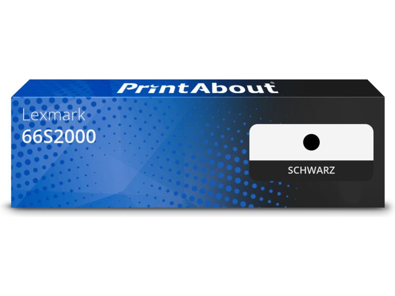 PrintAbout Toner 66S2000 Schwarz für Lexmark