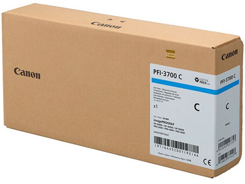 Canon PFI-3700C - Cyan - Druckerpatrone - Extra hohe Kapazität