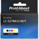 Druckerpatrone kompatibel mit Brother LC-527BK/C/M/Y - 4-farbig - Multipack