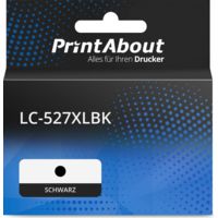 Druckerpatrone kompatibel mit Brother LC-527XLBK - Schwarz - Hohe Kapazität