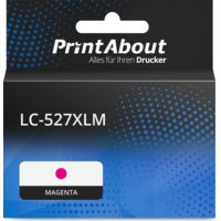 Druckerpatrone kompatibel mit Brother LC-527XLM - Magenta - Hohe Kapazität