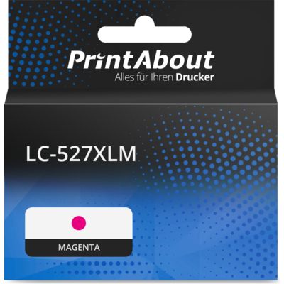 Druckerpatrone kompatibel mit Brother LC-527XLM - Magenta - Hohe Kapazität
