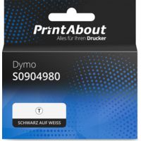 Eigenmarke Dymo S0904980 Etikett Schwarz auf Weiß (104 mm x 159 mm) (5XL)