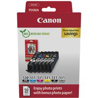 Canon PGI-530/CLI-531 PGBK/C/M/Y/BK - 6-farbig - Druckerpatrone - Multipack