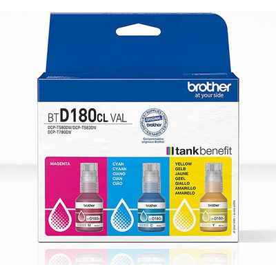 Brother BTD180CLVAL - 3-farbig - Druckerpatrone - Multipack
