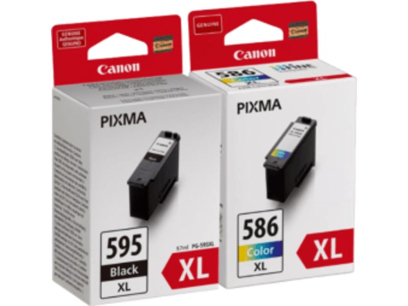 Canon PG-595XL / CL-586XL photo value pack - Schwarz + 3 Farben - Druckerpatrone - Hohe Kapazität - Multipack