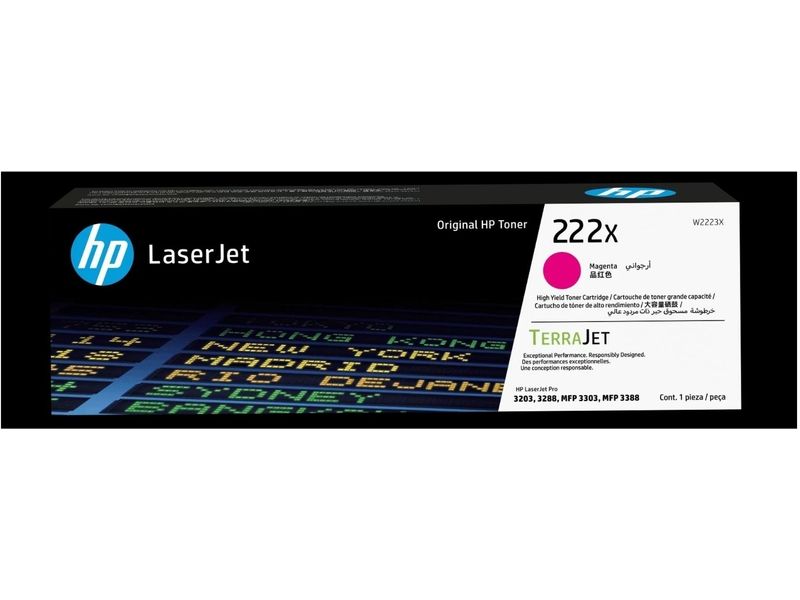 HP 222X (W2222X) - Magenta - Toner - Hohe Kapazität