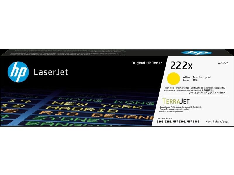 HP 222X (W2223X) - Gelb - Toner - Hohe Kapazität