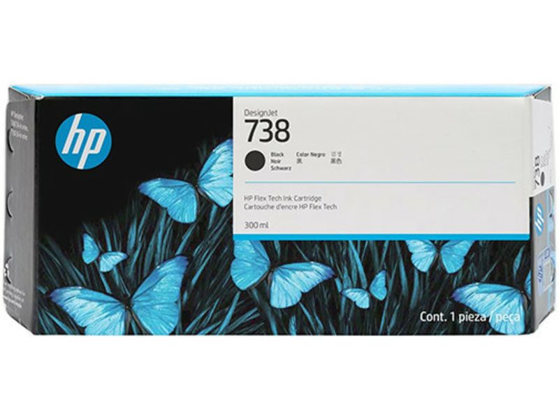 HP 738 (498N8A) - Schwarz - Druckerpatrone - Hohe Kapazität