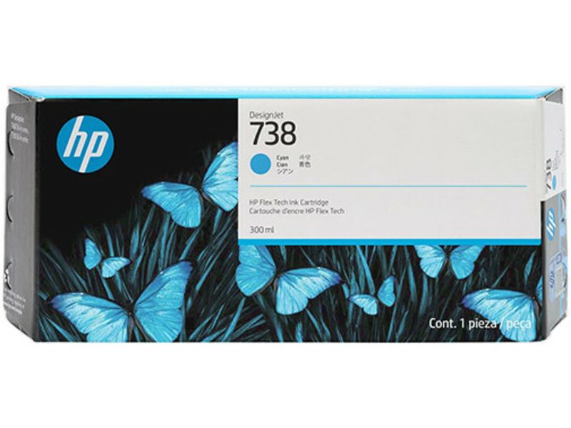 HP 738 (676M6A) - Cyan - Druckerpatrone - Hohe Kapazität