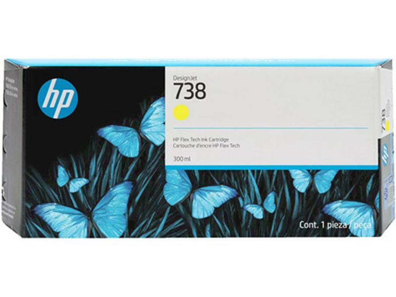 HP 738 (676M8A) - Gelb - Druckerpatrone - Hohe Kapazität