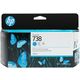 HP 738 (498N5A) - Cyan - Druckerpatrone