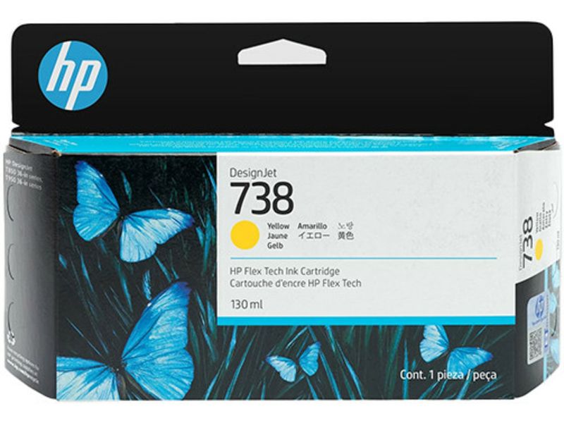 HP 738 (498N7A) - Gelb - Druckerpatrone