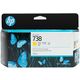 HP 738 (498N7A) - Gelb - Druckerpatrone