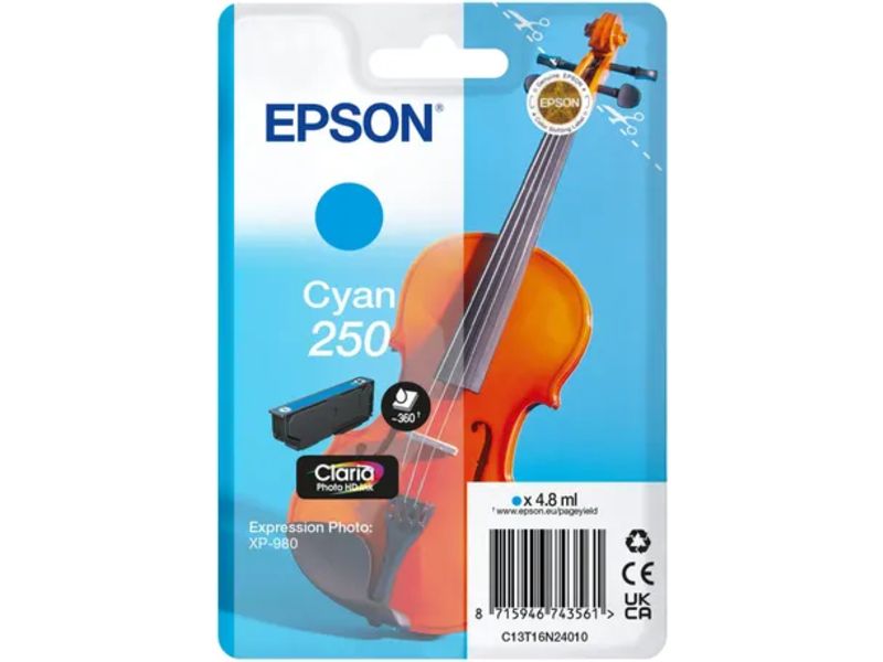 Epson 250 (C13T16N24010) - Cyan - Druckerpatrone