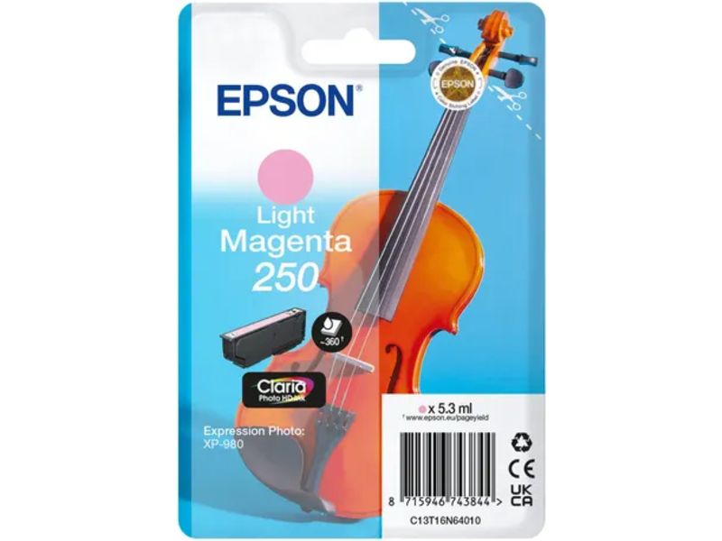 Epson 250 (C13T16N64010) - Hellmagenta - Druckerpatrone
