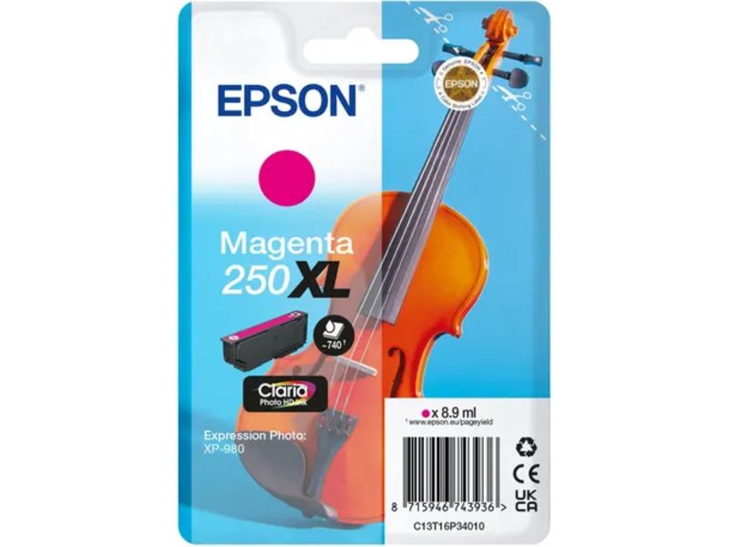 Epson 250XL (C13T16P34010) - Magenta - Druckerpatrone - Hohe Kapazität