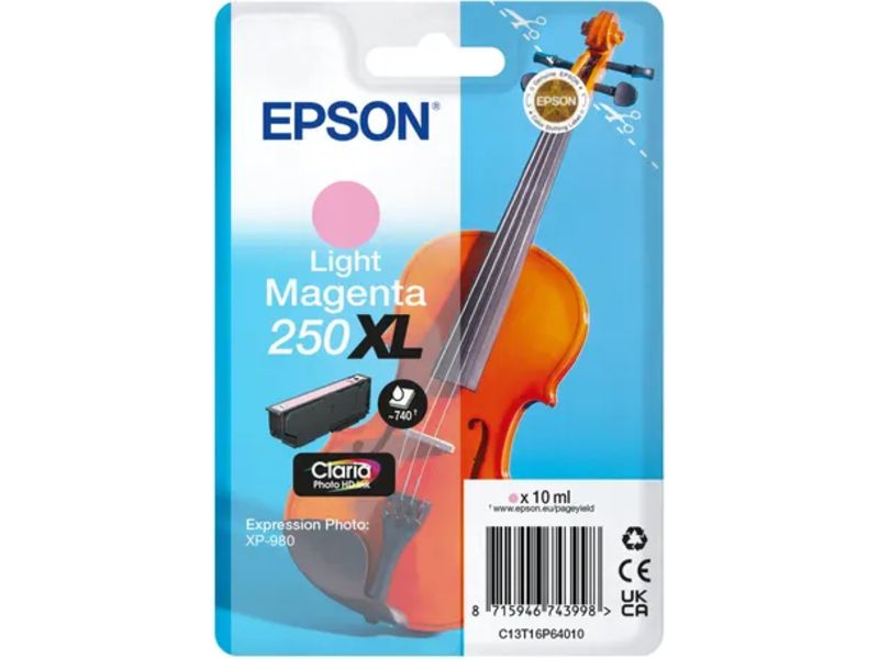 Epson 250XL (C13T16P64010) - Hellmagenta - Druckerpatrone - Hohe Kapazität