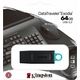 Kingston 64GB USB3.2 Gen 1 DataTraveler Exodia (Black + Teal) - USB-Stick