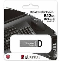 Kingston 512GB DataTraveler Kyson 200MB/s Metal USB 3.2 Gen 1 - USB-Stick
