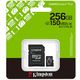 Kingston 256GB microSDXC Canvas Select Plus Gen3 150MB/s A1 Card + Adapter - SD-Karte
